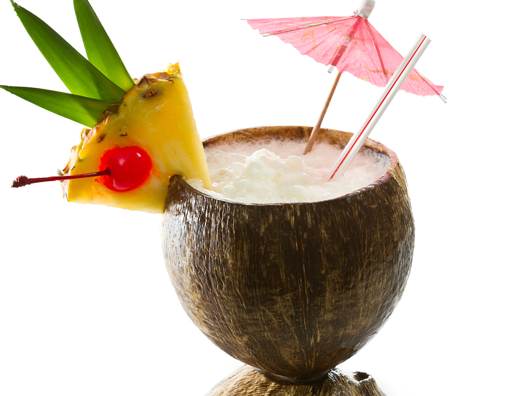 Pina Colada; Tropical Coconut Drink